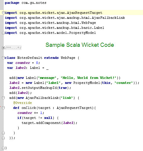 sample scala code