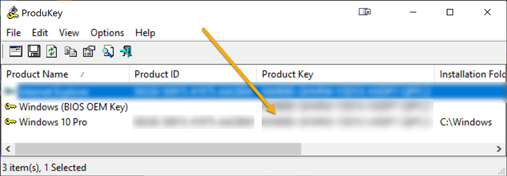 nirsoft product key windows 10